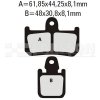 Klocki hamulcowe EBC (4 szt.) FA442/4 4101545 Yamaha MT-01